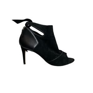 Alexandre Birman Women's Black Suede Ankle Boots Pumps Size 39.5/9.5 Y2K Vibes‎